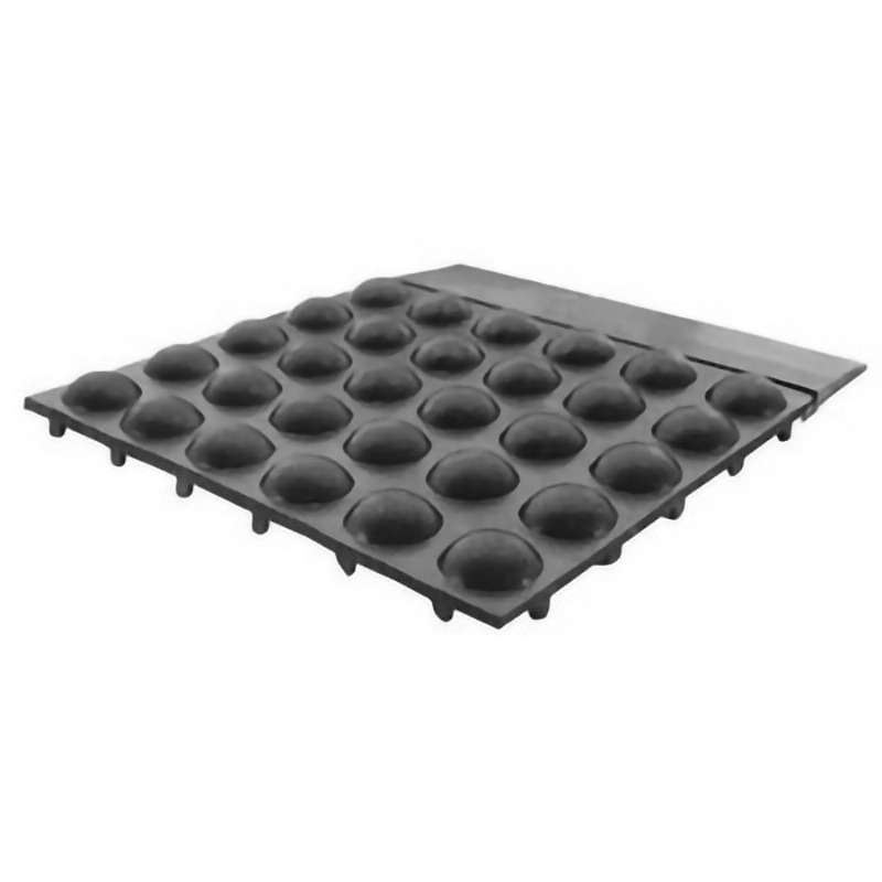 Mat, Conductive, Soft Foot, Anti-Fatigue, Black, 1/2" Thick, 2' x 3'
